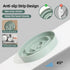 Ceramic Slow Feeder Dog Bowl - Light Green, 6inch, Slow Dog Food and Water Bowl, Prevents Bloat and Choking