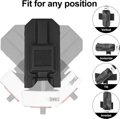 JUNESEAKER 7 Tourniquet Holder, Tactical Tourniquet Holder with Upgraded Locking Clip Tourniquet Holster Tourniquet