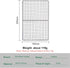 iBasingo Mini Outdoor Titanium Grill Mesh Net, Ultralight Baking Cooling Rack for Camping and Travel