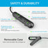 YukiHalu Mini Fish Tank Heater 25/50/100/150W with Protective Cover, Digital Display, Adjustable Temperature for 5-30
