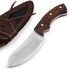 Nessmuk Knife Bushcraft Knives, 8.75 Inches Fixed Blade Hunting Knife, Outdoor Survival Knife with Sheath