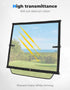 KEMIMOTO Foldable Golf Cart Windshield, Portable Lightweight PVC Compatible with EZGO TXT 1994-2013