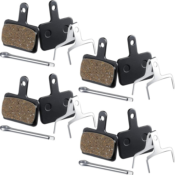 Zonon 4 Pairs Bike Brake Pads, Compatible with TRP Tektro Shimano Deore High-Performance Mountain Bike Disc Brakes