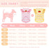 2 Pack Striped Small Dog T Shirt, Cute Cherry Girl Dog Clothes for Small Dogs Cats, Soft Cotton Sleeveless Vest