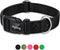 Hyhug Classic Regular Solid Color Collection Pup Dog Collar, Small, Black