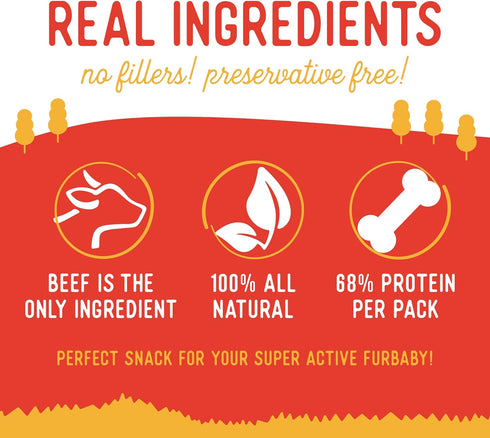 Beef Liver Jerky for Dogs (10 Ounce, Pack of 2) - Natural Training Treats Made in The USA