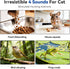KiwiLove 7-Hole Interactive Cat Toy with Motion Activated Ball & Play Mat, Hide and Seek Exercise Game for Indoor Cats