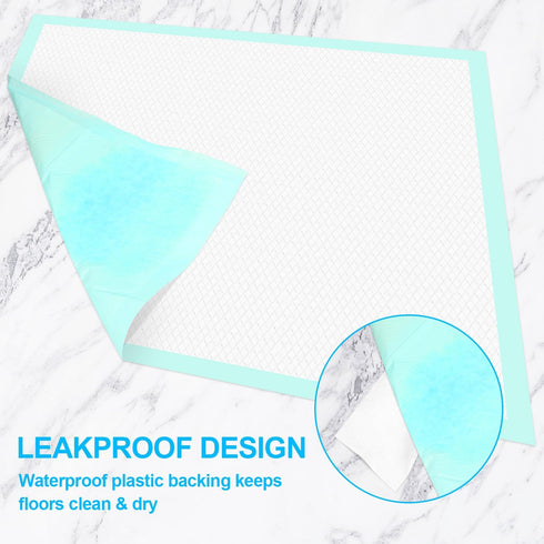 GWT 40 Count Premium Dog Pee Pads - 28x34 Inch Ultra Absorbent, Leak-Proof Training Pads for Large Dogs