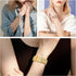 Women's Stylish Step Counter Pedometer Watch with Stainless Steel Bracelet, No App or Charging Needed - TU-2401