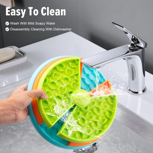 3 (2pcs) Slow Feeder Dog Bowl Layers, Reduces Boredom and Anxiety, Food Puzzle Feeder, Non-Slip Interactive Puzzle Game