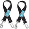 Dog Seat Belt Pet Dog Cat Car Seatbelt Safety Tether - 2 Pack Adjustable Harness Belts, Heavy Duty Nylon