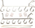 Storage Rack for Garage Doors with Hooks for Fishing Rods, Kayak Paddles, and More