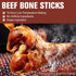 FurBite 2-Pack 3x8in Single Ingredient Beef Bones for Dogs - Natural Grass-Fed Dog Bones Long Lasting Chew