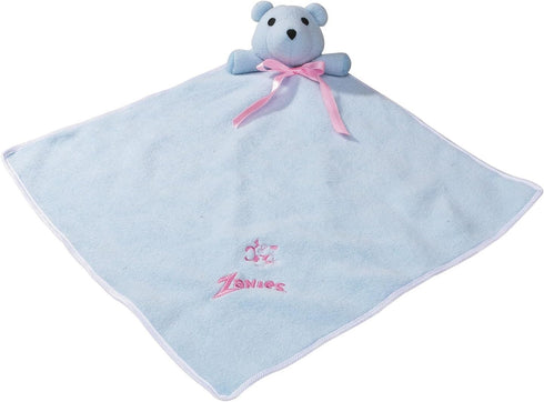 Zanies Snuggle Bear Blanket Dog Toys, Blue
