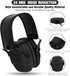 GUCHO 34 dB NRR Noise Reduction Safety Ear Muffs, Hearing Protection for Shooting Range, Hunting