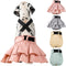Washable Female Dog Diapers (4 Pack+1 Suspenders), Reusable Female Girl Doggy Doggie