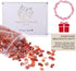 Carnelian Agate Crystal Chips, 1lb 1200+pcs Natural Aquarium Gravel Rocks for Indoor Decor