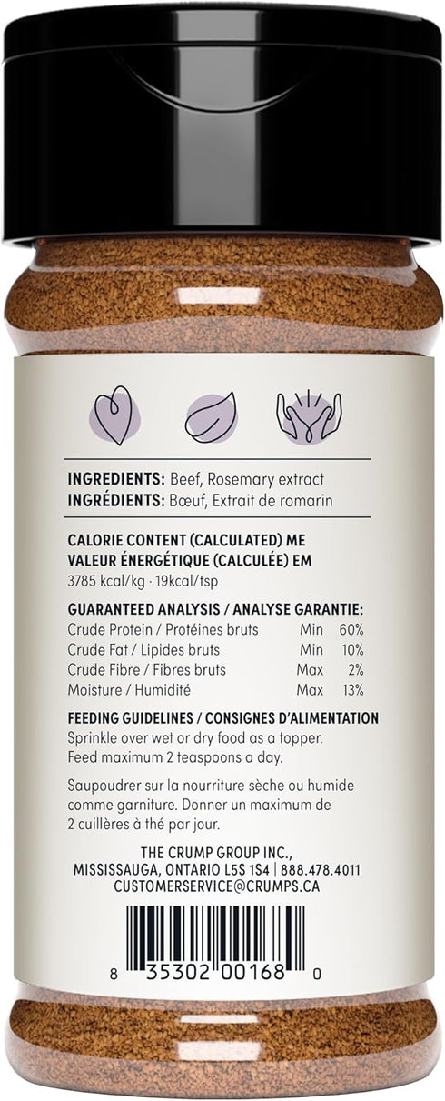 4.2 (Pack 1) Crumps' Naturals Beef Liver Sprinkles Brown, Ounce