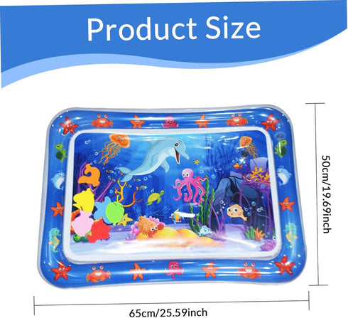 Owddddtnxc 26x20 Inches, Cat Water Mat, Water Fillable Cat Play Mat Indoor Boring Sensory Play