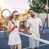 HIRALIY Adult Recreational Tennis Rackets, 27 Inch Lightweight Set for Student Training, Includes 3 Tennis Balls
