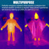 Mylar Emergency Blankets (4 Pack) - Heavy Duty Thermal Survival Blankets 82" x 62" for Camping and First Aid, Green