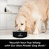 64 oz Insulated Stainless Steel Dog Bowl - Non-Slip, Spill-Proof, BPA-Free with Slow Feeder Insert for Large Dogs -