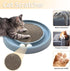 Cat Scratching Board,Cat Ball Track,Cat Scratchers for Indoor Cats,Cat Ball Toy Cat Toys for Bored Indoor Adult Cats for Kitten Mental Physical Exercise with Spare Ball to Prevent Loss (Grey)
