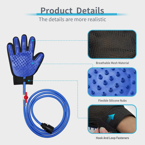 All-in-One Dog Grooming Bath Tool: Shower Scrubber, Dog Washing Gloves, Pet Store Essential