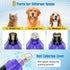 6-Speed Trimmers, 2 Dog Nail Grinder, Quiet Electric Dog Nail Dog Nail Clippers with File for Small Medium Large Dogs