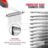 Tuff Pupper Dog Undercoat Rake Tool | Ergonomic Dematting Comb for Thick Coats | Easily Remove Dead, Matted or Knotted