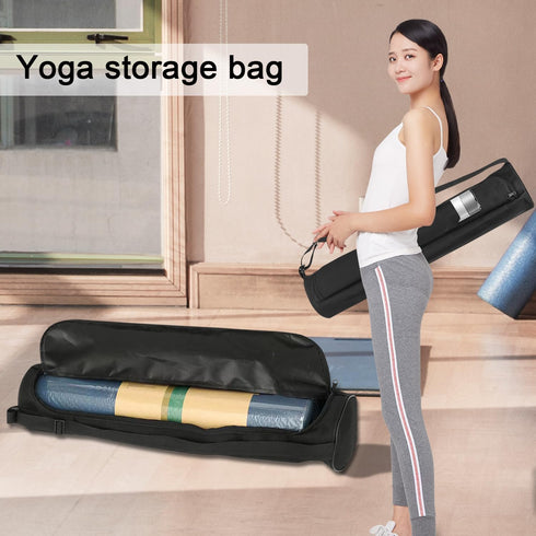 Yoga Mat Bag for Women & Men - Travel Yoga Gym Bag for 1/4" 1/3" Thick Exercise Yoga Mat, Fitness Mat Pouch