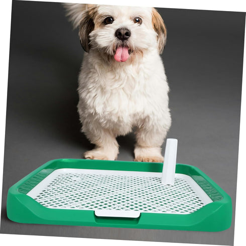 PENIKOKO Dog Toilet Indoor Potty Tray Multi-Functional Dog Pee Potty for Small Easy to Clean Design Reduces Floor