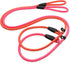 2pcs Slip Lead Dog Leash, 5FT Strong Rope for Small Medium Dogs, Pink and Orange