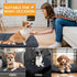 Reversible Dog Bed Mat - Plush and Corn Velvet Soft Warm Cushion, Washable Sleeping Mattress for Small Medium Large