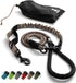 Heavy Duty Rope Bungee Leash for Large Medium Dogs, Anti-Pull, No Slip Reflective (Brown, Bungee Leash- 5.5 Ft)