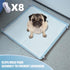 IMMCUTE 24" 24" 8 Pee Pad Holder, Fits Up to x Training Pads, Silicone Non-Slip Dog Potty Tray,High Edge Puppy Pad