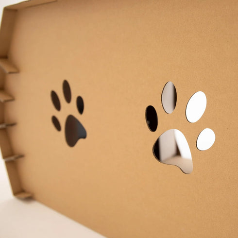 Carlson Cat Camper with Scratching Pad, Includes One Cat Door, Three Paw Windows, and One Scratching Pad