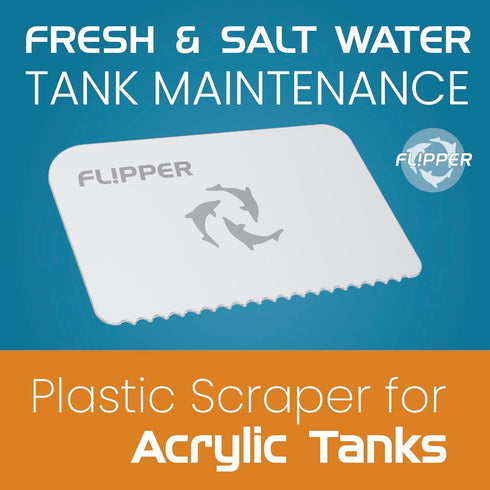 FL!PPER Flipper Platinum Aquarium Scraper Replacement Blades, 10 Pack for Glass & Acrylic Tanks