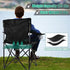 275lbs HaSteeL Camping Chair, Oversized Folding Lawn Chair for Adults, Foldable Camp Chair with Cup Holders Portable