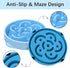 MateeyLife Large Slow Feeder Dog Bowls, 2PCS Anti-Choking Puzzle Bowls, Non-Slip for Large Breeds, 4 Cups