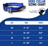 Tuff Pupper Heavy Duty Dog Collar, Tough Reflective Collar with Aluminum D-Ring Leash Clip, Easy Sizing for All Breeds