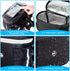 WOTOW Bike Handlebar Insulated Bag, Front Phone Bag Cooler Storage Pouch with TPU Touch Screen for Cycling Accessories