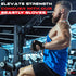 BEAST RAGE Fingerless Weight Lifting Gloves with Palm Protection Padding, Breathable Lightweight Gym Gloves for Men