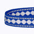 Blueberry Pet 5 ft x 5/8" Palace Blue Jacquard Dog Leash with Soft & Comfortable Handle, Small, Reflective