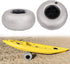 GONGDUN 2Pcs 3-5PSI/0.2-0.34BAR 20mm/0.78in (9 Inch) Beach Balloon Wheels Replacement Balloon Wheels Sand Tires Cart