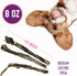 Cod Skins Dog Training Treats – All Natural & Healthy Fish Skin Snacks for Dogs Boost Their Coat and Oral Health with Delicious Savory Sticks