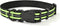 Mile High Life Reflective Dog Collar - Nylon Pet Collar with Buckle, Light Weight Lime Green for Large Dogs (L)