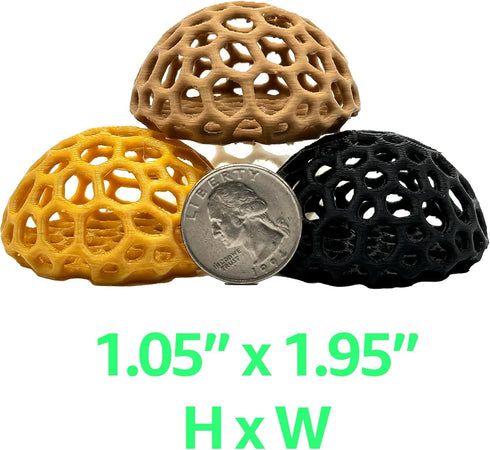 Aquarium Shrimp Dome Shelter - Honey Gold Cherry Shrimp Hide