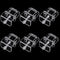 6pcs Aquarium Lid Clips, Fish Tank Top Cover Support Holder for Rimless or Rim Fish Tank