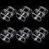 6pcs Aquarium Lid Clips, Fish Tank Top Cover Support Holder for Rimless or Rim Fish Tank